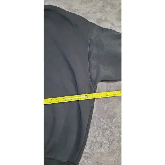 Reebok Women's Sz M Lux 24k Gold Fleece Sweatshirt Hoodie Winter C12-9 - Picture 4 of 10